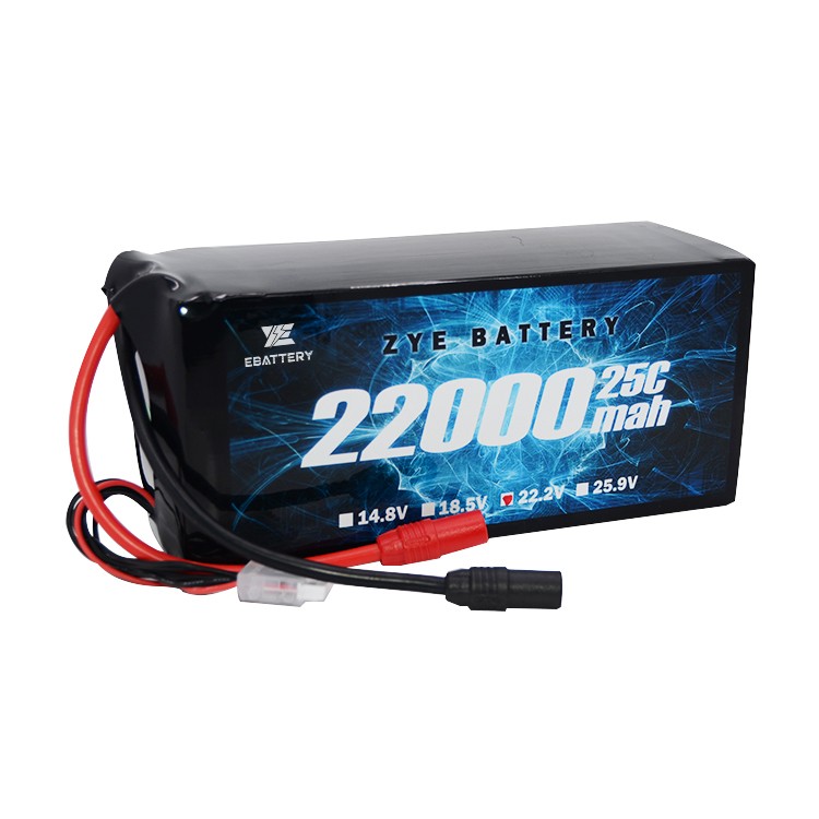 6S 22.2V Lipo Pugna Pack