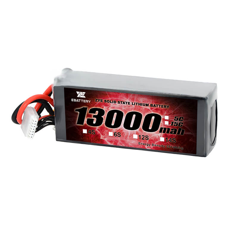 Li High voltage 13000mah solidum statum altilium