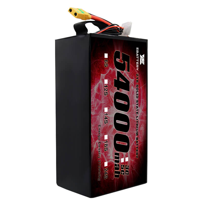 Li HV 54000MAH 12s solidum statum altilium