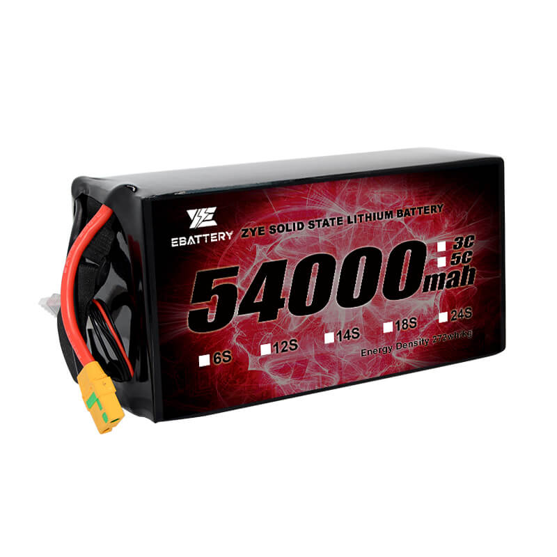 Li HV 54000mah 14s solidum statum altilium